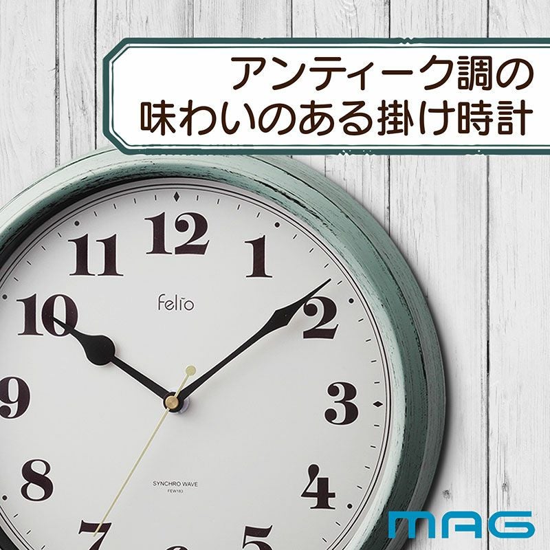 MAG(マグ) 電波壁掛け時計 パンナ FEW183