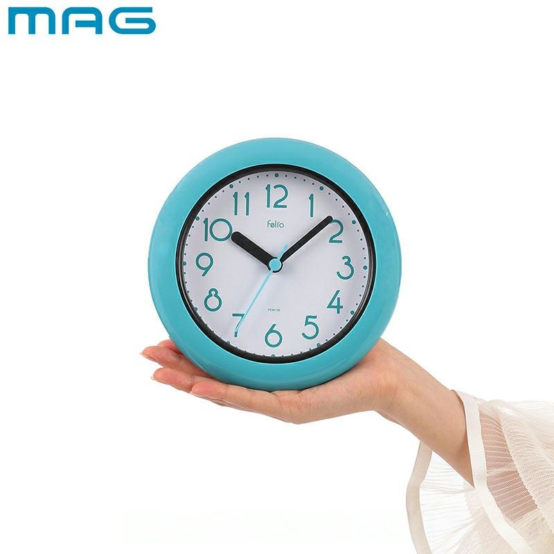 MAG(マグ) 生活防水置掛時計 バブルコート ﾌﾞﾙｰ FEW130　機能一覧