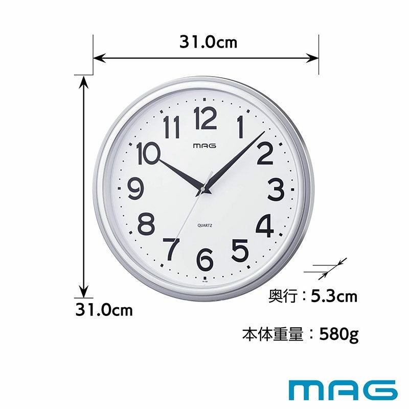 MAG(マグ) 壁掛け時計 マグマル W-759