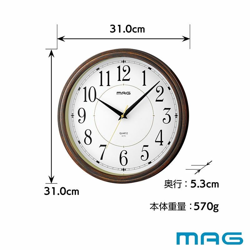 壁掛け時計 橘(タチバナ)