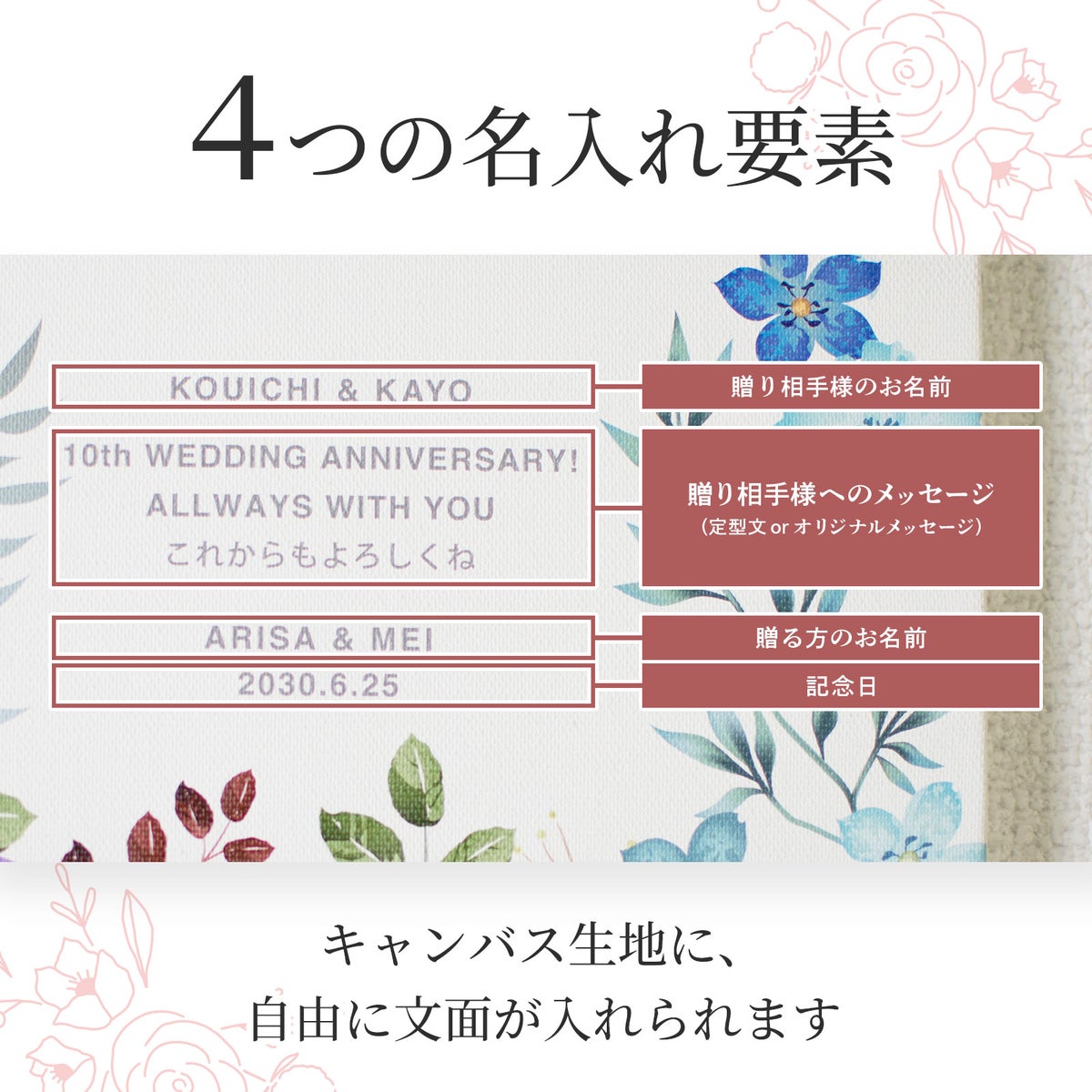 MAG(マグ) 置時計「アートパネル」 W-773-CO5 BU