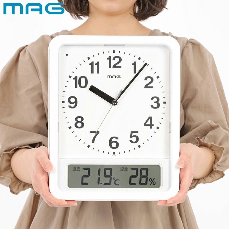 MAG(マグ) 電波壁掛け時計 ルック W-779