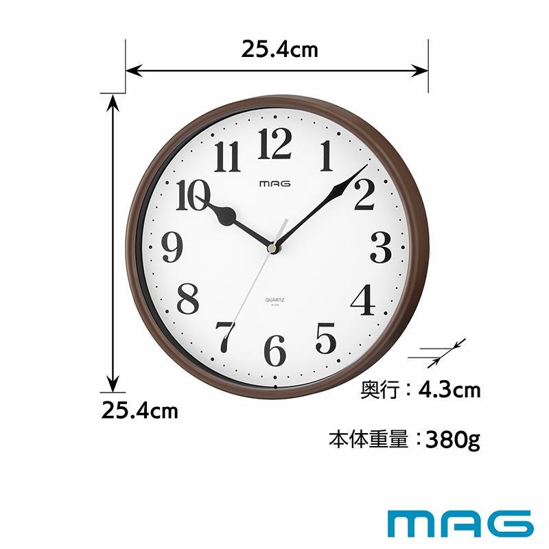 MAG(マグ) 壁掛け時計 サントル W-789