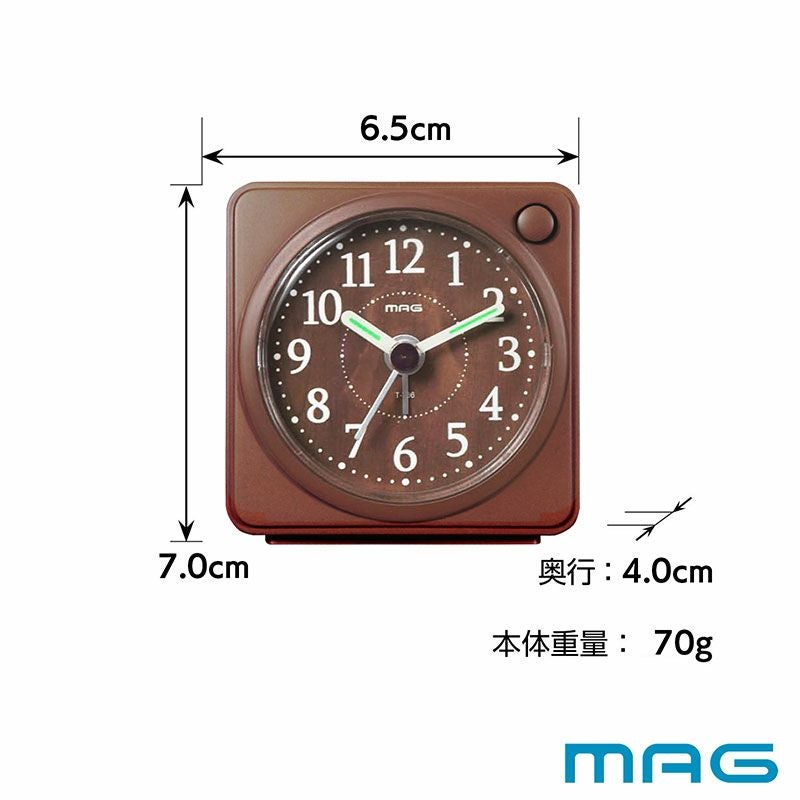 ミニ電子音目覚まし時計 ミニモク