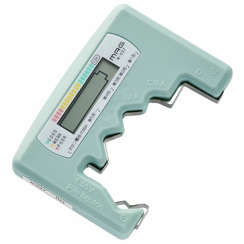 MAG(マグ) バッテリーチェッカー ﾗｲﾄｸﾞﾘｰﾝ N-037