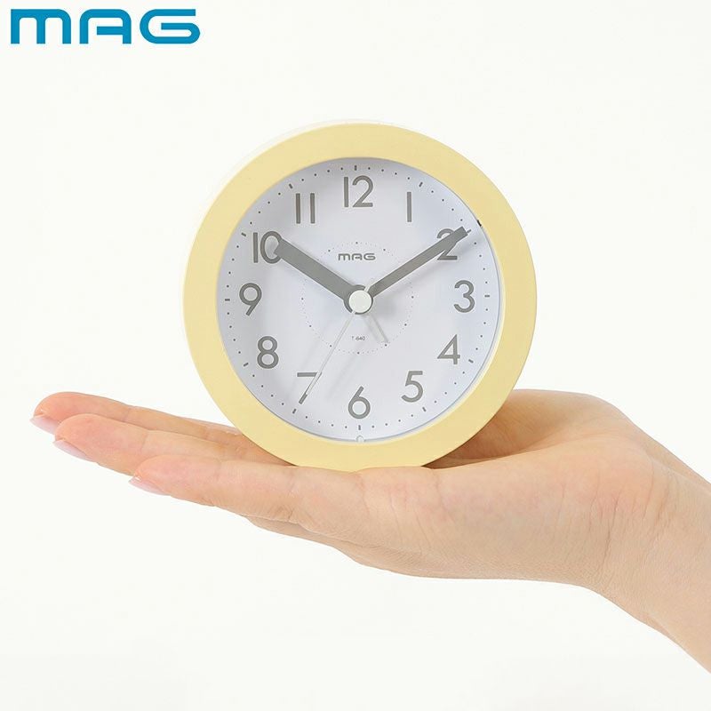 MAG(マグ) 電子音目覚まし時計 ルント ﾗｲﾄｲｴﾛｰ T-640