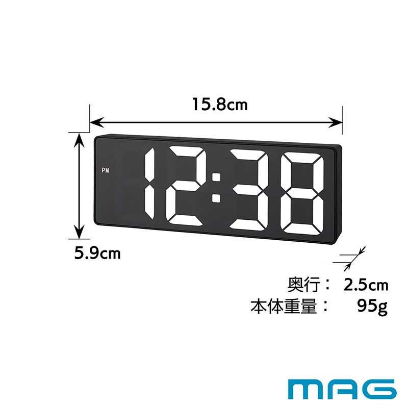 LED置時計 フラットアワー T-785