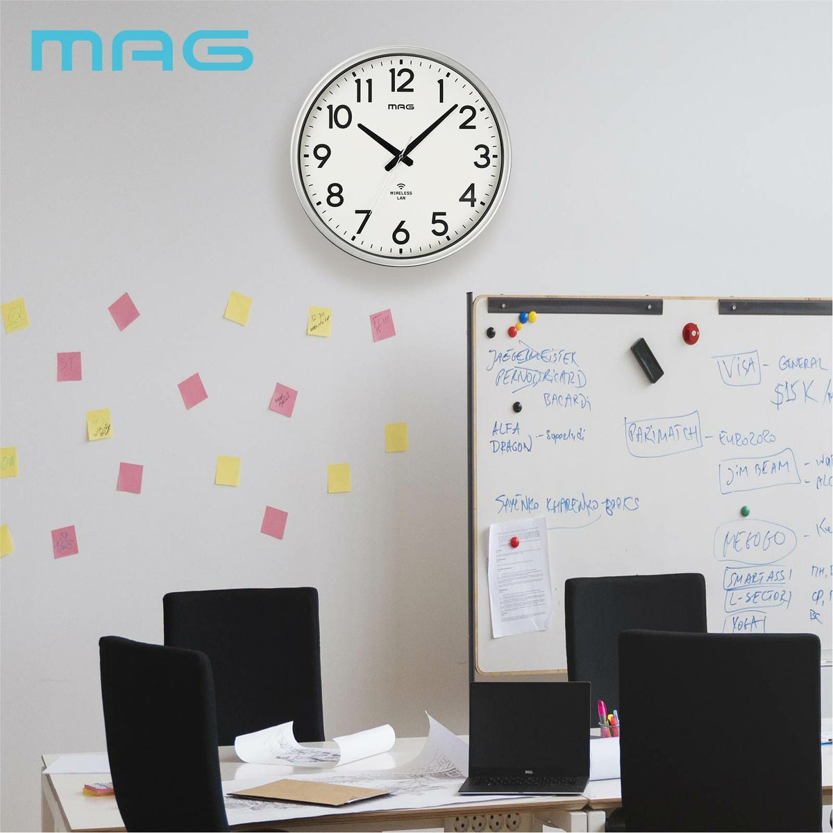 無線LAN掛時計 W825