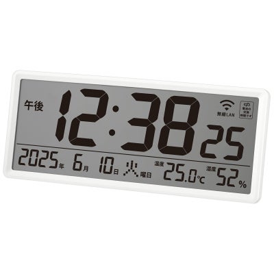 無線LAN大型時計 W821