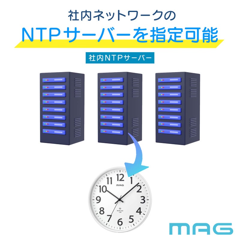 無線LANアナログ時計 シグナルキーパー 【5台セット】
