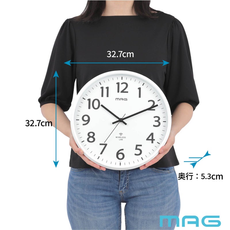無線LANアナログ時計 シグナルキーパー 【5台セット】