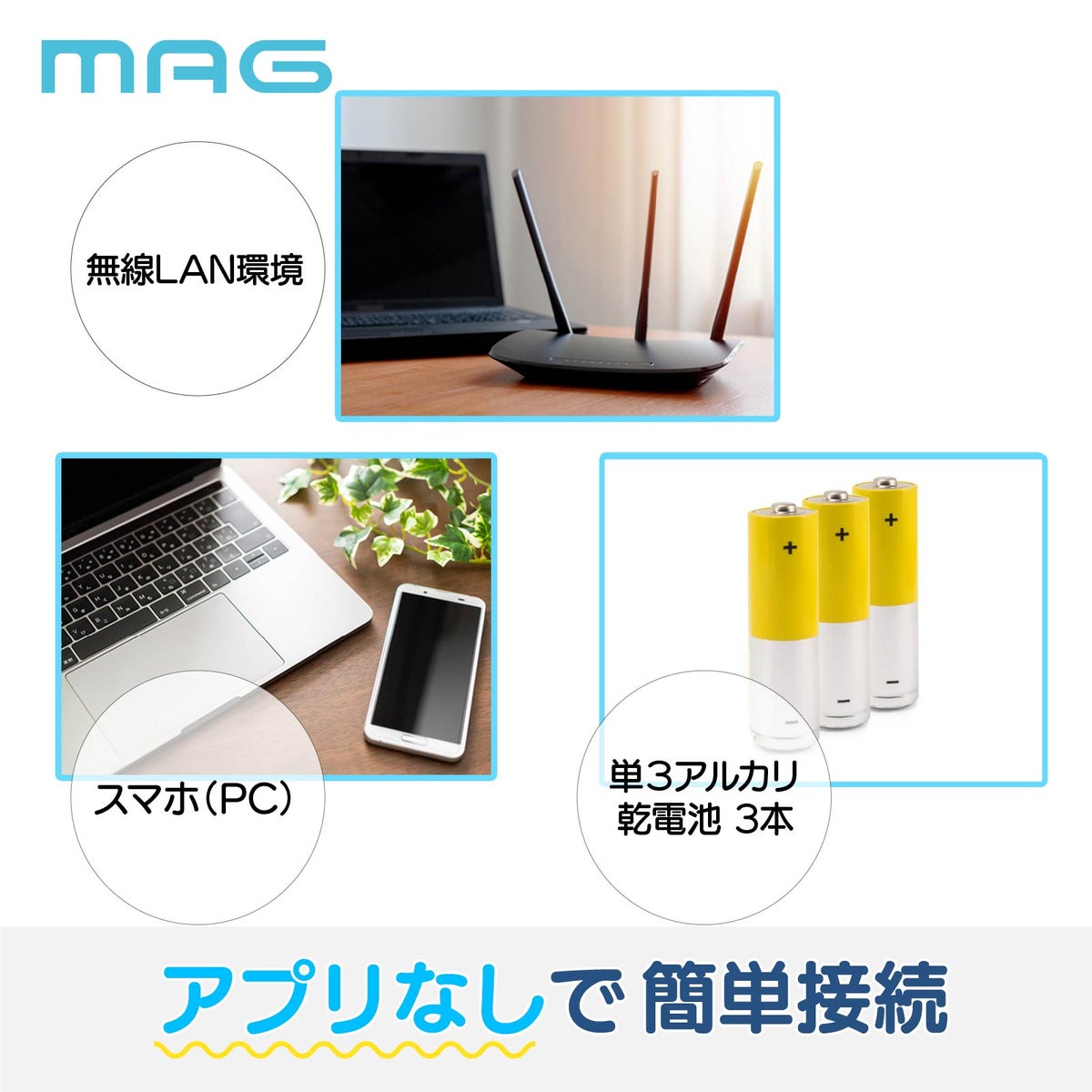 無線LAN掛時計 W820WHZ